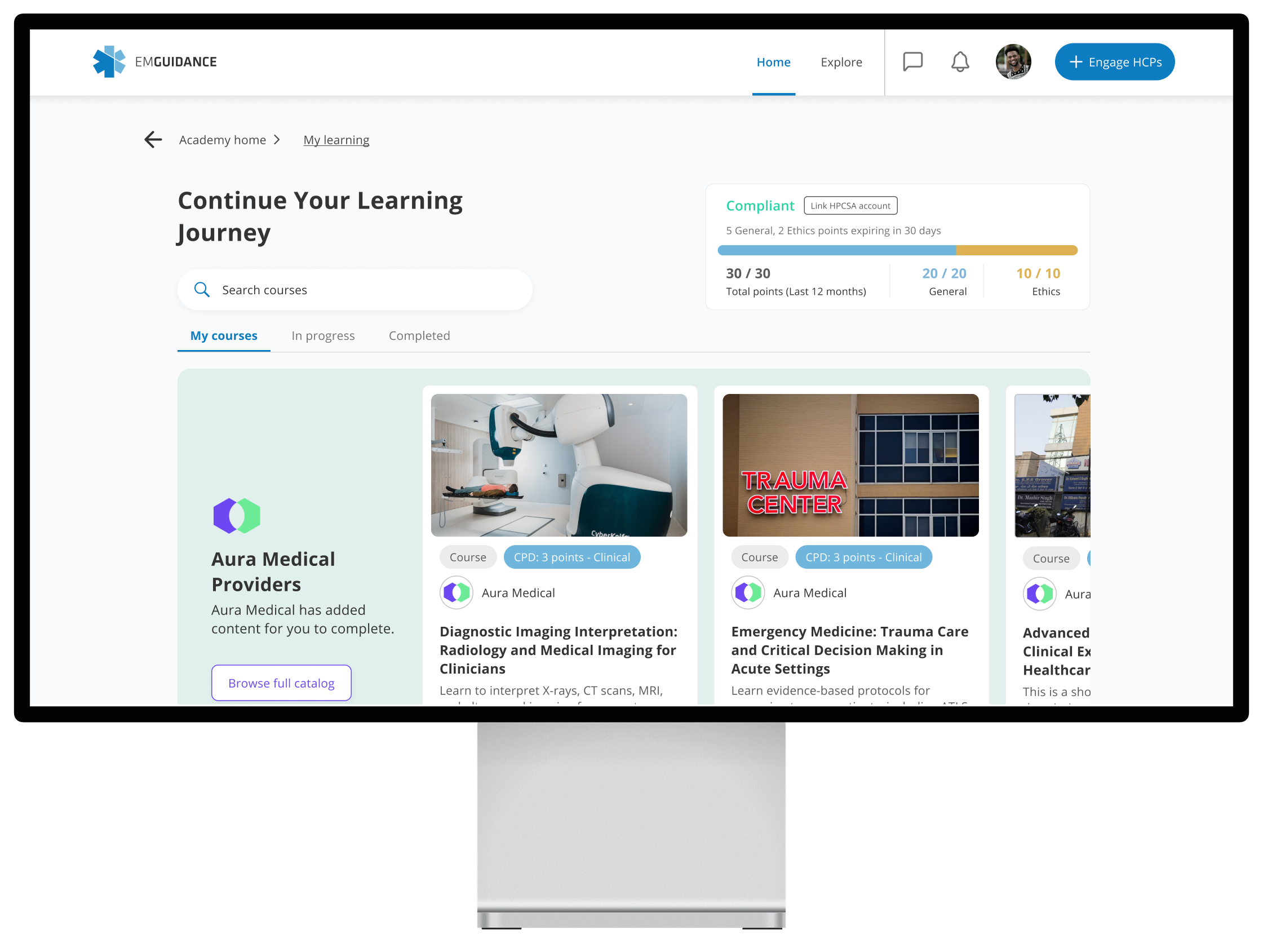Org content for user
